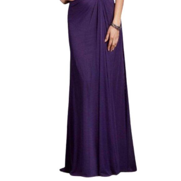 SALE NWT Clarisse M6531 Formal Gown Purple size 6 - Picture 4 of 9